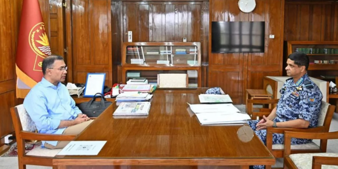 📰 প্রতিবেদন: তারেক রহমানের সঙ্গে বিমান বাহিনী প্রধানের সৌজন্য সাক্ষাৎ